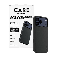 PanzerGlass® CARE SOLO MagSafe kryt z veganské kůže iPhone 17 Pro Max černý