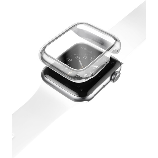 UNIQ Garde Hybrid TPU+PC pouzdro Apple Watch (40mm) čiré