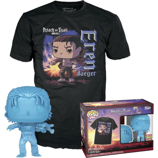 Funko POP! & Tee: Attack on Titan S5 - Eren w/ Marks M