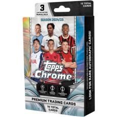 Fotbalové karty Topps 2024-25 Chrome UEFA Club Competitions - Hanger Box Fotbalové karty Topps 2024-25 Chrome UEFA Club Competitions - Hanger Box