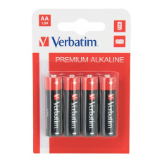 Verbatim alkalické baterie AA LR6 4x