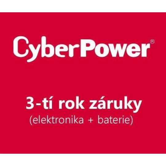 CyberPower 3. rok záruky pro OR1000ERM1U