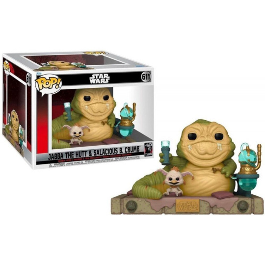 Funko POP! #611 Deluxe: RotJ 40th- Jabba w/salacious