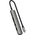 Satechi 6v1 USB-C Slim víceportový adaptér vesmírně šedý