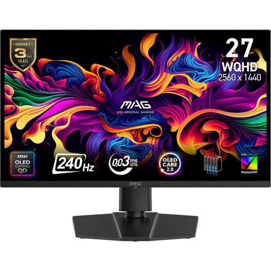 MSI MAG 271QP QD-OLED X24 herní monitor 26,5"