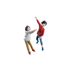 Figurka Bandai Banpresto Haikyu!! - Tenma a Kuro (The Dumpster Battle) 11 cm