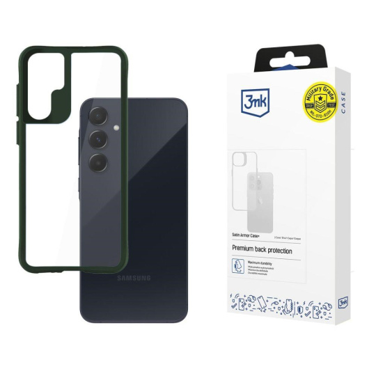 3mk Satin Armor Case+ Green pro Samsung Galaxy A55 5G