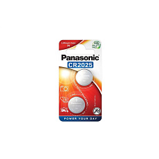 PANASONIC Lithiová baterie (knoflíková) CR-2025EL/2B  3V (Blistr 2ks)
