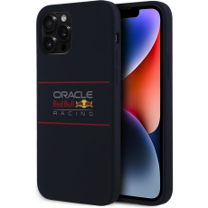 Oracle Red Bull Racing Silicone Horizontal Logo MagSafe kryt iPhone 12/12 Pro modrý