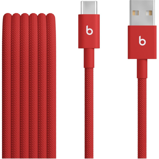 Apple Beats USB-A/USB-C Woven kabel 1,5m jasně červený