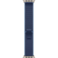 Apple Watch 49/46/45/44mm modrý/jasně modrý Trailový tah S/M přírodní titan