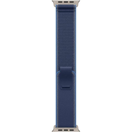 Apple Watch 49/46/45/44mm modrý/jasně modrý Trailový tah S/M přírodní titan