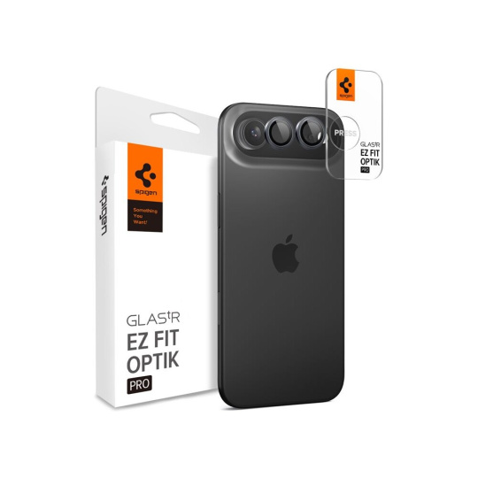Spigen Glass tR EZ Fit Optik Pro skla iPhone Air gray (2 ks) Spigen Glass tR EZ Fit Optik Pro skla iPhone Air gray (2 ks)