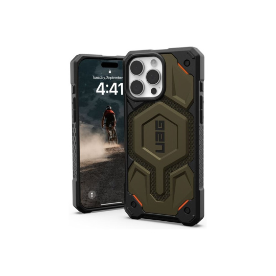 UAG Monarch Pro Magsafe Kevlar kryt iPhone 16 Pro Max zelený