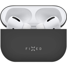 FIXED Silky ultratenké silikonové pouzdro Apple Airpods Pro černé