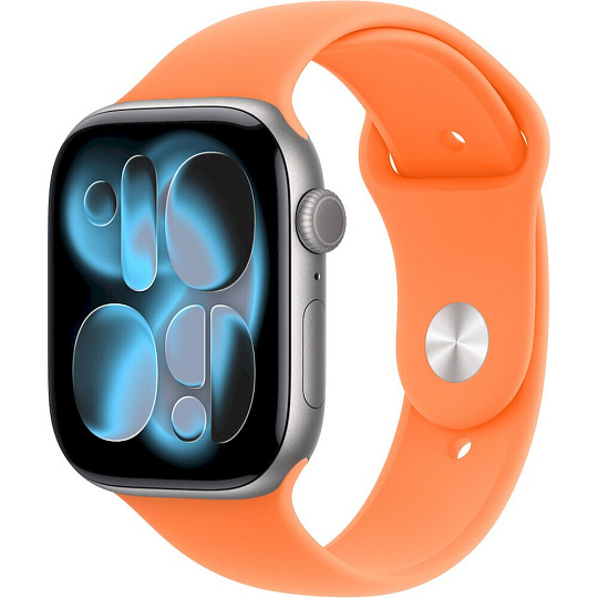 Apple Watch 49/46/45/44mm mandarinkový sportovní řemínek S/M Apple Watch 49/46/45/44mm mandarinkový sportovní řemínek S/M