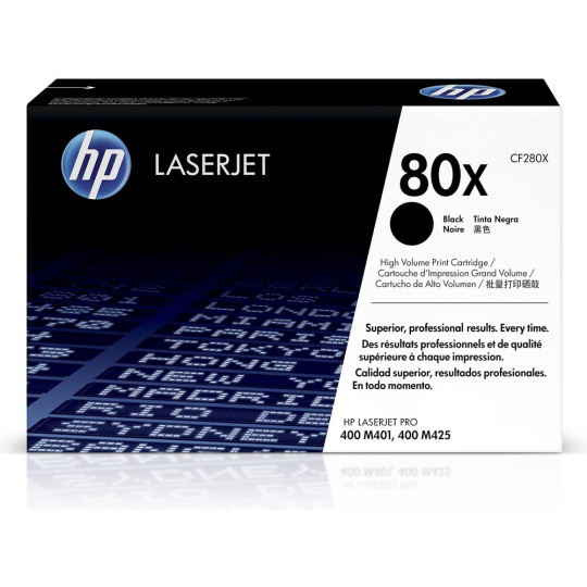 HP CF280X č. 80X Černá originální