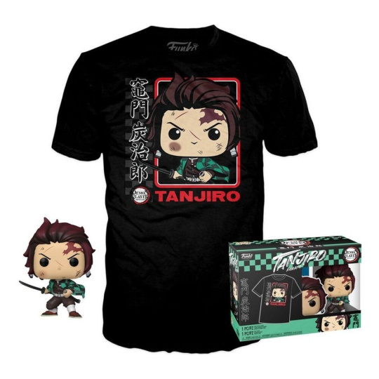 Funko POP! & Tee Box: Demon Slayer -Tanjiro M