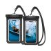 Spigen Aqua Shield voděodolné pouzdro A601 2 Pack černé