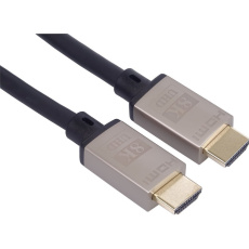 PremiumCord kabel HDMI 2.1 M/M 8K@60Hz Ultra High Speed zlacené konektory černé 2m