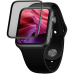 FIXED 3D tvrzené sklo s aplikátorem Apple Watch 42mm černé
