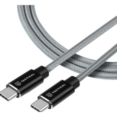 Tactical Fast Rope Aramid Cable USB-C/USB-C (100W 20V/5A) 0,3m šedý