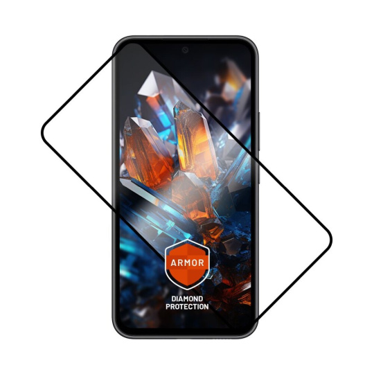 FIXED Armor prémiové tvrzené sklo s aplikátorem Samsung Galaxy A35 5G černé