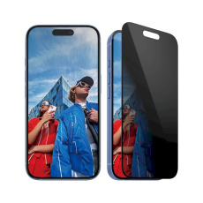 PanzerGlass® Privacy Apple iPhone 16/15 s instalačním rámečkem