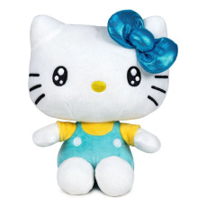 Plyšák Hello Kitty - Anniversary Kitty 58 cm tyrkysová