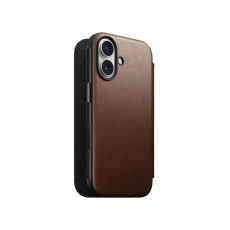 Nomad Modern Leather Folio MagSafe kožené pouzdro iPhone 17 Brown Nomad Modern Leather Folio MagSafe kožené pouzdro iPhone 17 Brown