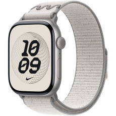 Apple Watch 49/46/45/44mm Veiled Grey provlékací sportovní řemínek Nike