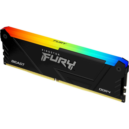 Kingston FURY Beast RGB 8GB 3200MHz DDR4 CL16 DIMM 8GB XMP Kingston FURY Beast RGB 8GB 3200MHz DDR4 CL16 DIMM 8GB XMP