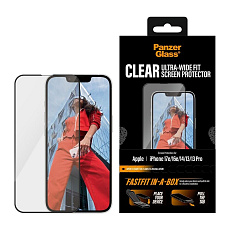 PanzerGlass® Ultra-Wide Fit sklo Apple iPhone 17e/16e/14/13/13 Pro s bezprašným instalačním boxem