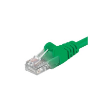 PremiumCord Patch kabel UTP RJ45-RJ45 level 5e zelený 3m