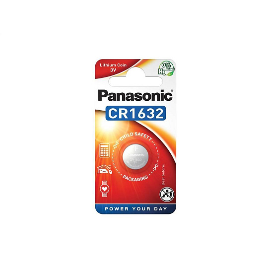 PANASONIC Lithiová baterie (knoflíková) CR-1632EL/1B  3V (Blistr 1ks)