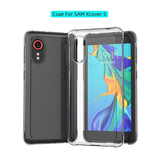 Tactical TPU Kryt pro Samsung Galaxy Xcover 5 Transparent Tactical TPU Kryt pro Samsung Galaxy Xcover 5 Transparent