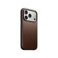 Nomad Modern Leather Case MagSafe kožený kryt iPhone 17 Pro Brown