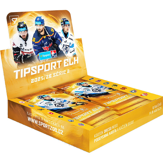 Hokejové kartičky SportZoo - Tipsport ELH 2025/26 2. série Blaster box