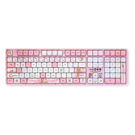 Akko x Dudu and Bubu 5108B Plus Akko Piano Pro V3 bezdrátová klávesnice (US) růžová Akko x Dudu and Bubu 5108B Plus Akko Piano Pro V3 bezdrátová klávesnice (US) růžová