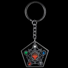 Konix Magic: The Gathering "Colors" Metal Keychain