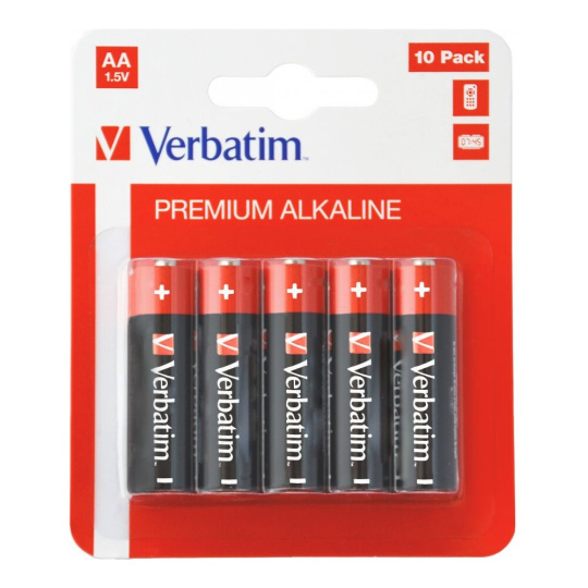 Verbatim AA alkalické baterie LR6 10x