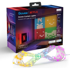 Govee Netflix RGBIC světelný závěs 400 LED - 1,5 x 1,5m