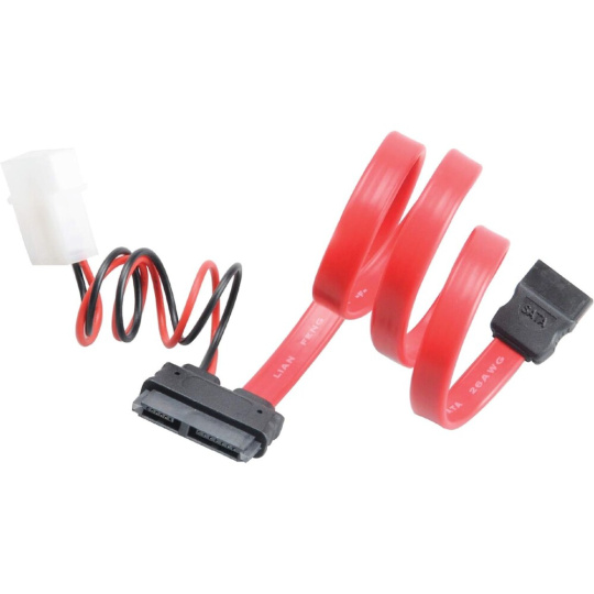 Akasa - slimline SATA na SATA data a power - 40 cm