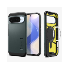 Spigen Tough Armor MagSafe kryt Google Pixel 10/10 Pro zelený