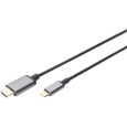 DIGITUS USB-C/HDMI kabel 1,8m černý