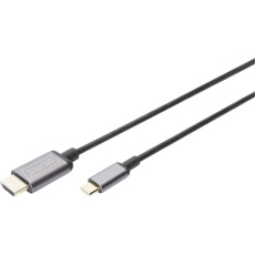 DIGITUS USB-C/HDMI kabel 1,8m černý