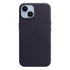 Apple kožený kryt s MagSafe na iPhone 14 Plus inkoustově fialový