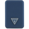 Guess PU Grained Triangle Logo MagSafe powerbanka 5000mAh modrá