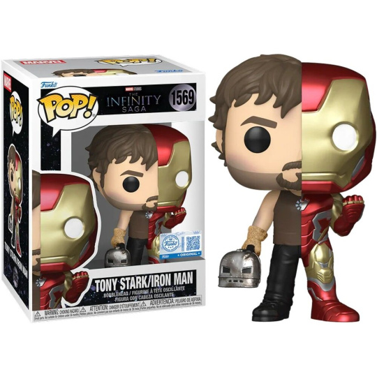 Funko POP! #1569 Marvel: The Infinity Saga - Tony Stark/Iron Man Split