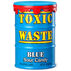 Kyselé bonbony Toxic Waste - Modrý soudek 42g